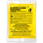 Stearn GS nettoyant neutre concentré - Packs de 1 oz, 144 packs/caisse - 2384507