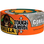 Gorilla Silver Tape Tough & Wide 25YD 4PC Affichage, qté par paquet : 4