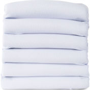 Fondations® Thermasoft™ Cotton Knit Thermal Blankets - White - Pack of 6