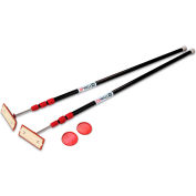 ZipWall® Spring Loaded Dust Barrier Secure Poles, Anodized Aluminum, Black - ZP2 - Pkg Qty 6
