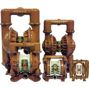 NOMAD 50-2696 2" TRANS-FLO GOLD AODD Pump, Aluminium avec Buna-N Diaphragms et FNPT Ports