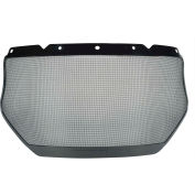 MSA V-Gard® Wire Mesh Visor w/Plastic Edge, 7-1/2" x 17", 10116557 - Pkg Qty 10