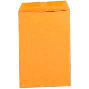 Universal One® Gummed Catalog Envelopes, 6"L x 9"H, Kraft, 500/Pack