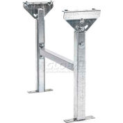 Adjustable H-Brace Support 24"W x 23"-38"H for UNEX® JRS Roller & SW Skatewheel Conveyors