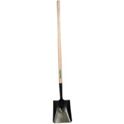 Outils de l’Union® 40184 9-1/2 » 44 » Poignée en bois Point carré creuser pelle W / Avant Tourné étape