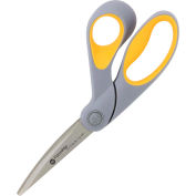 Westcott® ExtremEdge Tension ajustable titane ciseaux servile, 9" Bent, gris, qté par paquet : 3