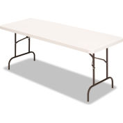 Alera® Plastic Banquet Folding Table, Rectangular, Radius Edge, 60 x 30 x 29