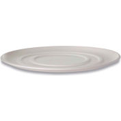 Eco-Products® WorldView Sugarcane Pizza Trays, 14"W x 14"D, White, 50/Carton