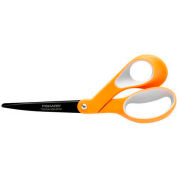 Fiskars 01-005390 Titanium anti-adhésif Premier Softgrip ciseaux, 8" longueur, Orange/gris