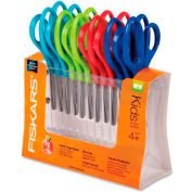 Ciseaux Fiskars 95017197 enfants, Blunt, 5 po. Longueur, 1-3/4 en. Couper, 12/Pack