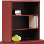 HON® 10700 Series Bookcase Hutch Two-Shelf, 32-5/8"W x 14-5/8"D x 37-1/8"H, Mahogany