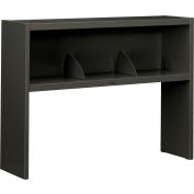 HON® 38000 Series Stack On Hutch, 48"W x 13-1/2"D x 34-3/4"H, Charcoal