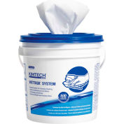 Kimtech WetTask System for Solvents, Free Bucket, 12 x 12 1/2, 60/Roll, 5 Rolls/Carton