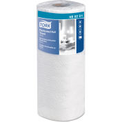Tork Handi-taille perforé rouleau de serviette, 2 plis, 11" W x 6 3/4" L, affaire/120/Roll, blanche, 30 - HB9201