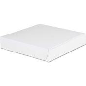 SCT® Lock-Corner Pizza Boxes, 8"Wx 8"D x 1-1/2"H, White, 100/Carton