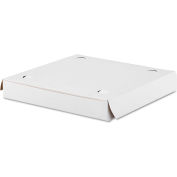 SCT® Lock-Corner Pizza Boxes, 10"W x 10"D x 1-1/2"H, White, 100/Carton