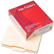 Smead® File Folder, 1/3 Cut Second Position, Reinforced Top Tab Letter, Manila, 100/Box