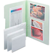 Smead® Self-Adhesive Poly Pockets, Top Load, 5-5/16 x 3-5/8, Clear, 100/Box