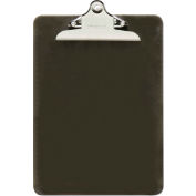 Presse-papiers en plastique universel®, capacité 1-1/4 », feuilles 8-1/2 » x 11 », noir translucide