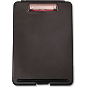 Universal® Storage Clipboard, 1/2" Capacity, Holds 8-1/2" x 11" Sheets, Black