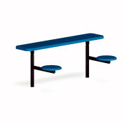 UltraPlay® 6' Outdoor Classroom Desk, In Ground Mount, Blue