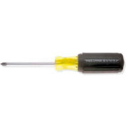Urrea Cushion Grip Screwdriver, 9485, #2 Phillips Tip, 10-1/4"L, Round Shank, 6"L X 1/4" Shank