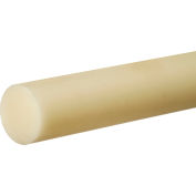 Bâton en plastique en nylon - 1-1/4" Diamètre x 1 pi. Long