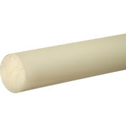 Polypropylene Plastic Rod - 1" Diameter x 1 ft. Long