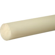 Polypropylene Plastic Rod - 1/2" Diameter x 6 ft. Long
