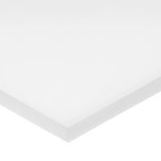 White Acetal Plastic Bar - 1/2" Épais x 2" Wide x 48" Long