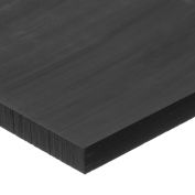 Black UHMW Polyethylene Plastic Sheet - 1/2" Thick x 8" Wide x 48" Long