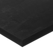 EPDM Rubber Sheet, 6"L x 6"W x 1/4" Thick, 60A, Black