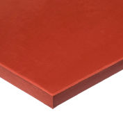 FDA Silicone Rubber Strip w/High Temp Adhesive, 120"L x 1"W x 3/16" Thick, 40A, Red