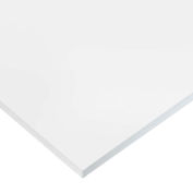 Feuille de caoutchouc de silicone FDA, 12 « L x 12 » L x 1/32 » d’épaisseur, 40A, semi-clair