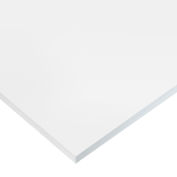 Feuille de caoutchouc de silicone FDA, 12 « L x 12 » L x 1/8 » d’épaisseur, 50A, semi-clair