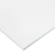 Feuille de caoutchouc de silicone FDA, 12 « L x 12 » L x 1/8 » d’épaisseur, 50A, semi-clair