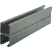 Unistrut 1-5/8" X 3-1/4" X 10' Channel P1001t10pg, 12 Ga, Back-To-Back, Slotted - Pkg Qty 10