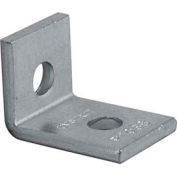 Unistrut 1-5/8" 90° raccord P1068eg, trou 2, galvanisé, qté par paquet : 50