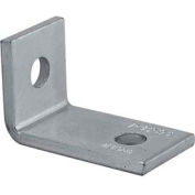 Unistrut 1-5/8" 90° raccord P1281eg, 2 trous, électro-zingué, 3", qté par paquet : 25