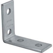 Unistrut 1-5/8" 4 trou 90° raccord P1325eg, galvanisé, qté par paquet : 25