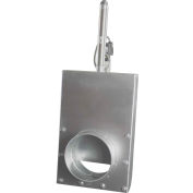 Us Duct Clamp Together Automatic Blast Gate, 6 » Diamètre, 304 Stianless Steel