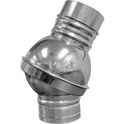 US Duct Clamp Together Ball Joints, 8" Diameter, Galvanized