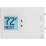 Thermostat non programmable numérique basse tension LUX PSD111 - 1 étage chaleur et fraîcheur, CA de 24 V, qté par paquet : 10