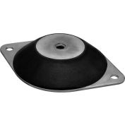 Vibra Systems LF 6060 - Low Profile Compression Mount Double Deflection 55 Lbs. Max Load