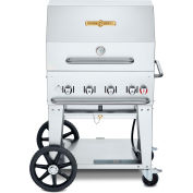 Crown Verity Mobile Outdoor Grill 30" Roll Dome Package - Natural Gas
