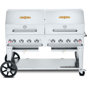 Crown Verity Mobile Outdoor Grill 60 « Roll Dome Package - 50 - 100 lb. Réservoirs de propane