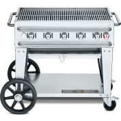 Crown Verity Rental Mobile Grill 36" LP - Double Inlet