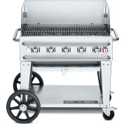 Crown Verity Rental Mobile Grill 36" Windguard Package LP - Double Inlet