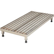 Ajuster étape-Mate Stand - acier inoxydable - AHW-L-2436-SS