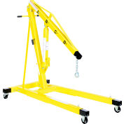 Palan à moteur de grue Vestil™ Shop avec jambes télescopiques, capacité de 2 tonnes